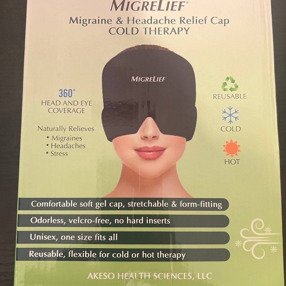 Migrelief Migraine & Headache Relief cap